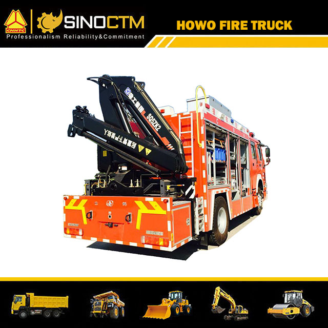 SINOTRUK HOWO 4x2 RESCUE FIRE TRUCK