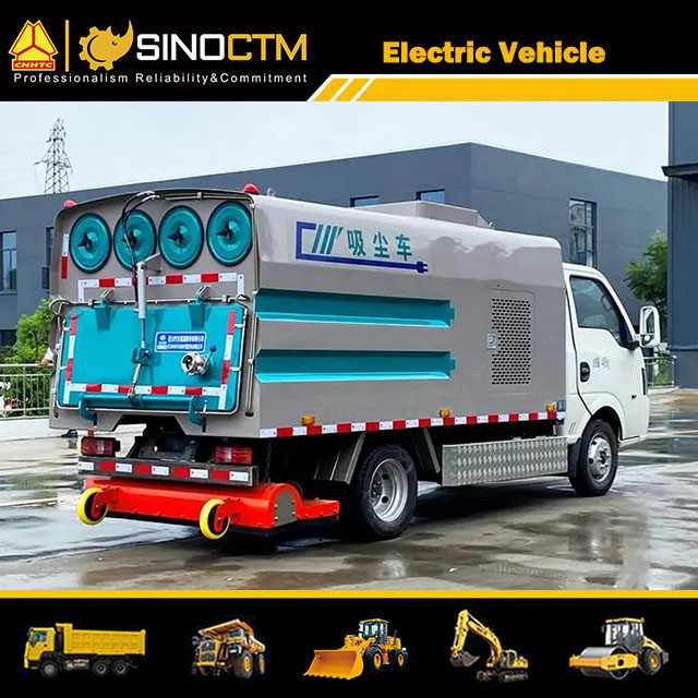 Electric Vacuum Sweeper Truck 3.5CBM