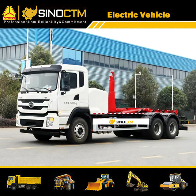Electric Truck Body Auto-Dumping Side Loading Garbage Truck