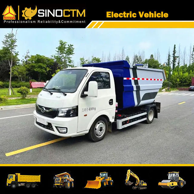 1.5t Lifting Capacity Hook Arm Garbage Container Truck