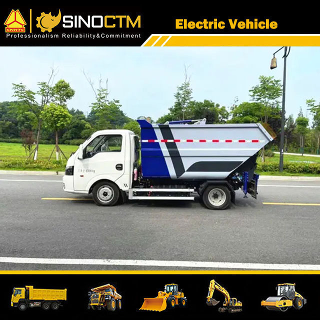 1.5t Lifting Capacity Hook Arm Garbage Container Truck