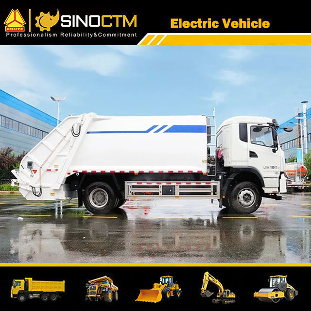 Compressed Hydraulic Rear-Loading Garbage Truck