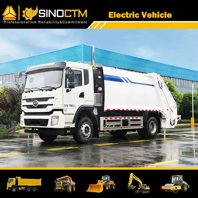 Compressed Hydraulic Rear-Loading Garbage Truck