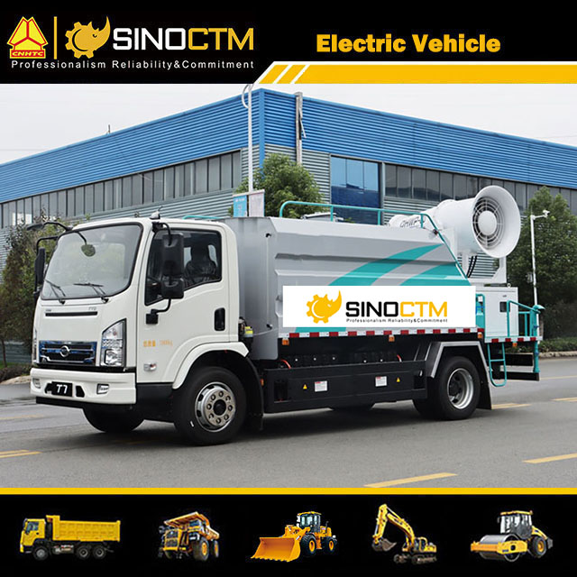 Street Cleaning 8000liters Dust Suppression Spray Water Truck with Street Cleaning