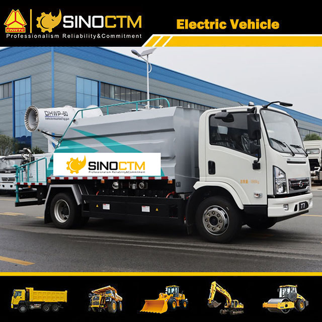Street Cleaning 8000liters Dust Suppression Spray Water Truck with Street Cleaning