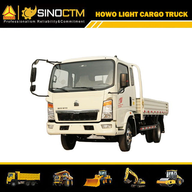 HOWO Light Truck 4X2 14FT 4t Cargo Truck Mini Truck