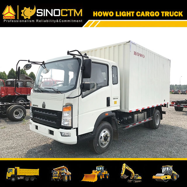 6 Wheel 4X2 Dongfeng Foton Sinotruck Van Box HOWO Light Mini Cargo Truck