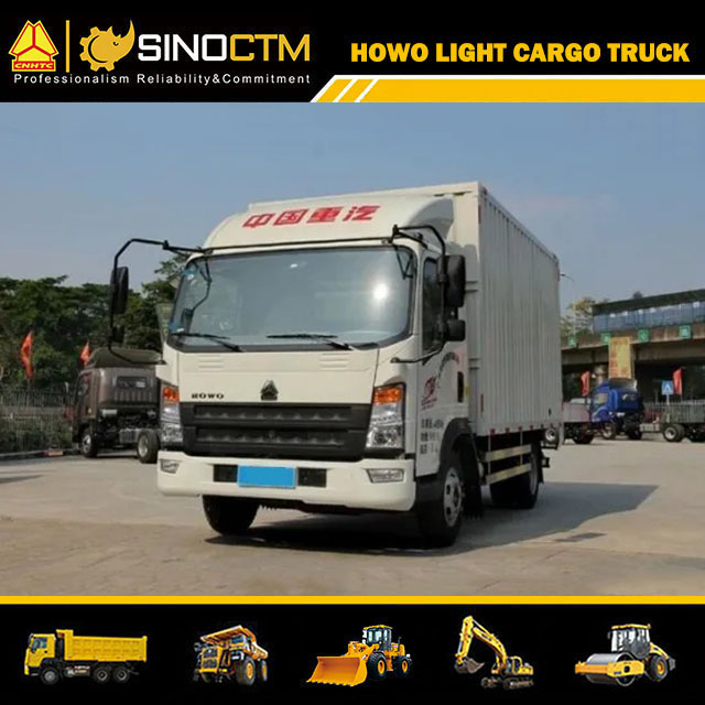 Sinotruk HOWO Light Mini Cargo Trucks with 6ton 7ton