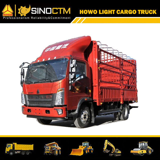 6 Wheels 8 Ton HOWO Closed Aluminum Van Box Truck