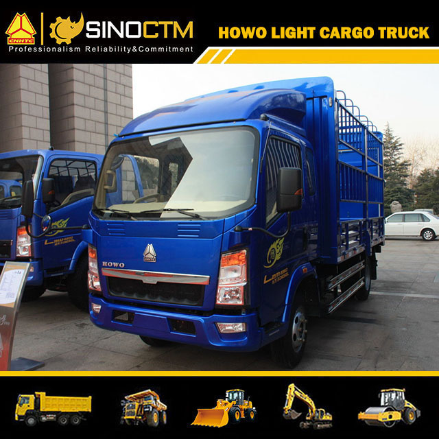 5-15ton Cargo Truck HOWO Light 6 Wheels Lorry Truck for Sale Mini Cargo Truck