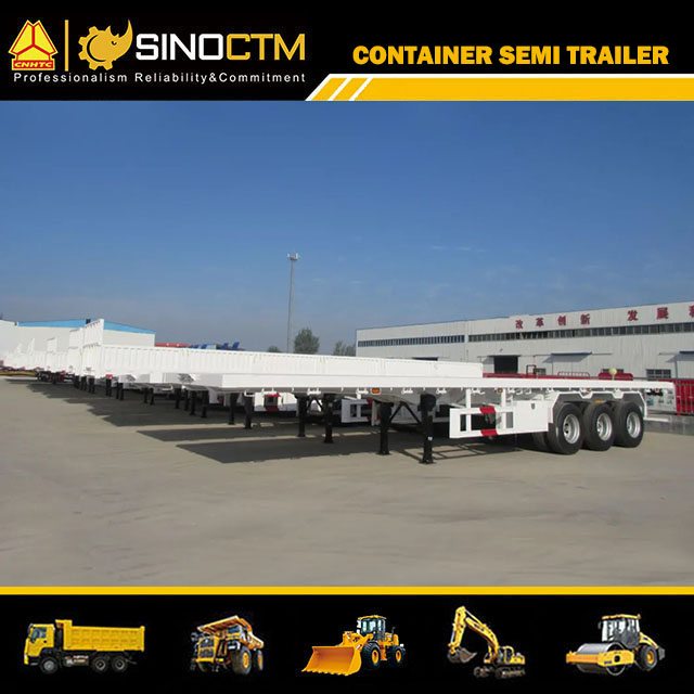 3 axles 20FT 40feet Skeleton Container Chassis Dual Combo Skeletal Container Semi Trailer for Sale