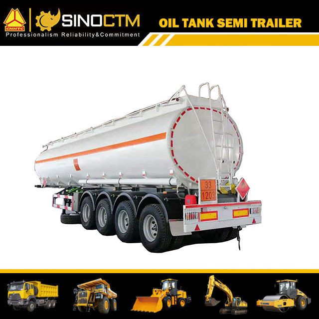 Euro Standrad 75cbm Oil Tank Fuel Tank Semi Trailer Liquid Tanker