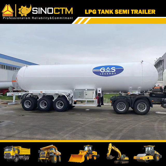 LPG tanker semi-trailer , LPG transportation semitrailer , bullet lpg tanker trailer