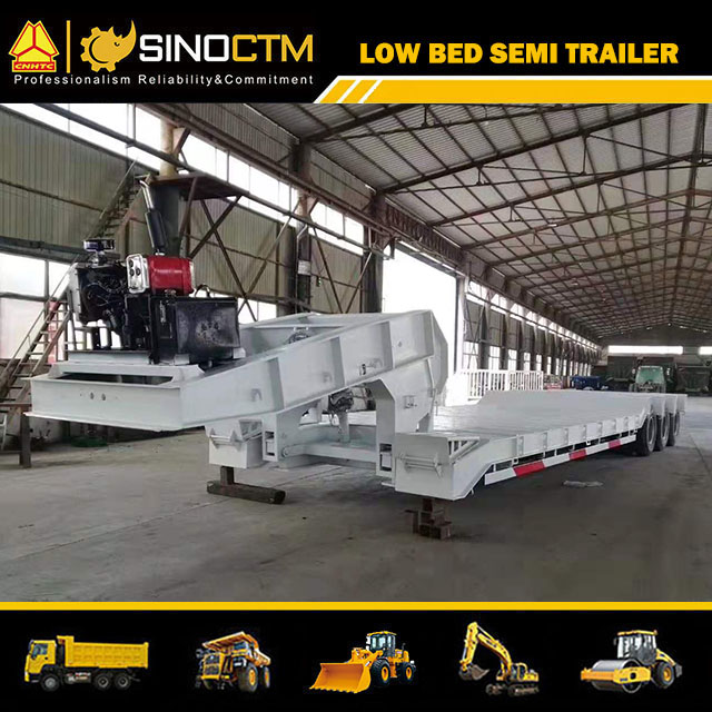 30-100t Lowbed Semitrailer Made in China