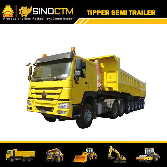 Sino Truck Six Axle Dump Semi-Trailer Price