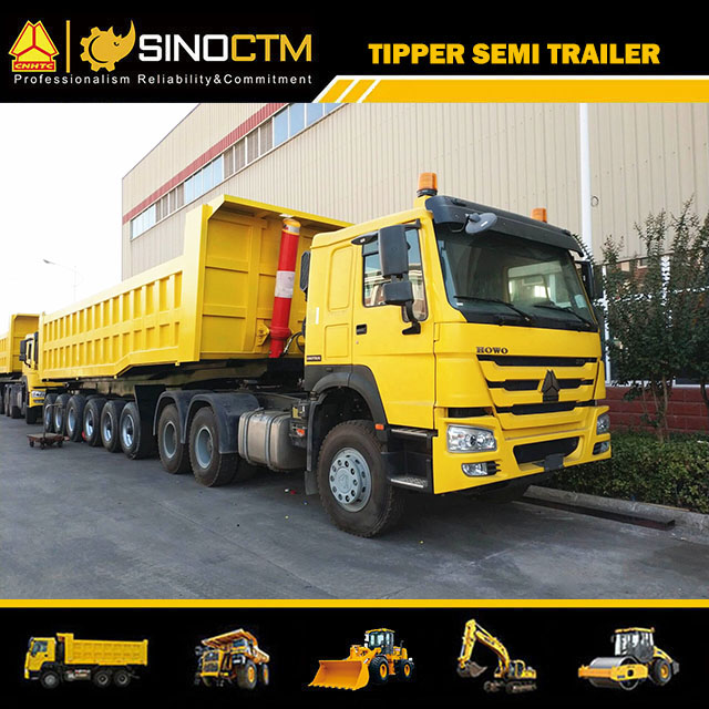 Sino Truck Six Axle Dump Semi-Trailer Price