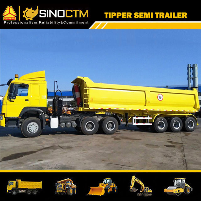 Three Axle U Shape Tipper Semi-Trailer