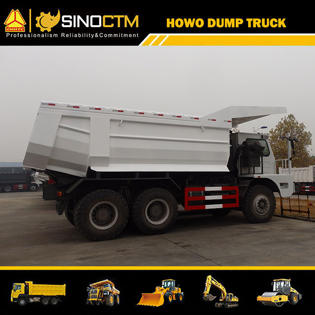 SINO TRUCK HOWO mining mine dump truck price for sale 90T