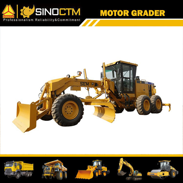 SEM919 Blade Grader 190HP Motor Grader with Front Dozer