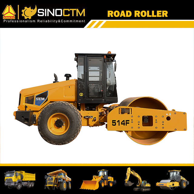 14 Ton Soil Compactor Sem 514f Road Roller