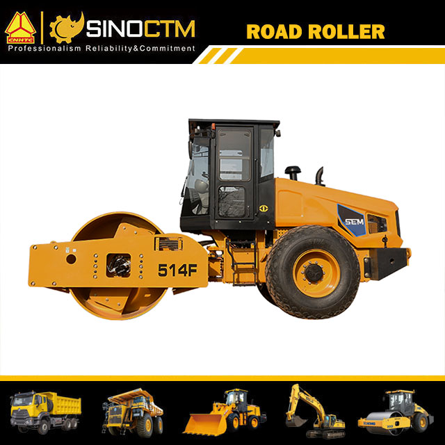14 Ton Soil Compactor Sem 514f Road Roller