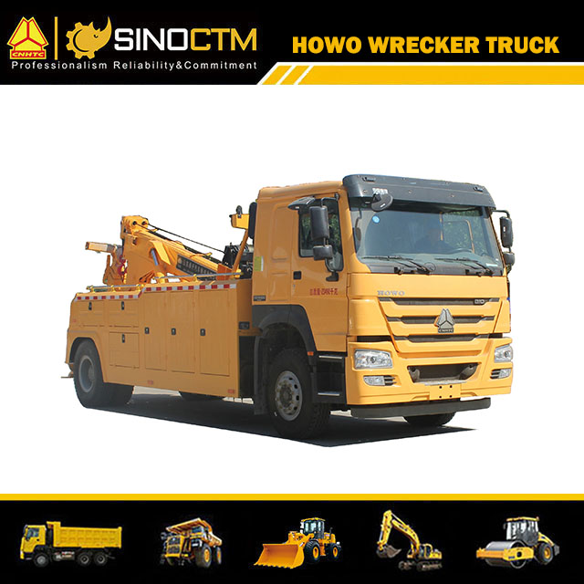 HOWO 4*2 16ton Capacity Integrated Rescue Wrecker Tow Truck