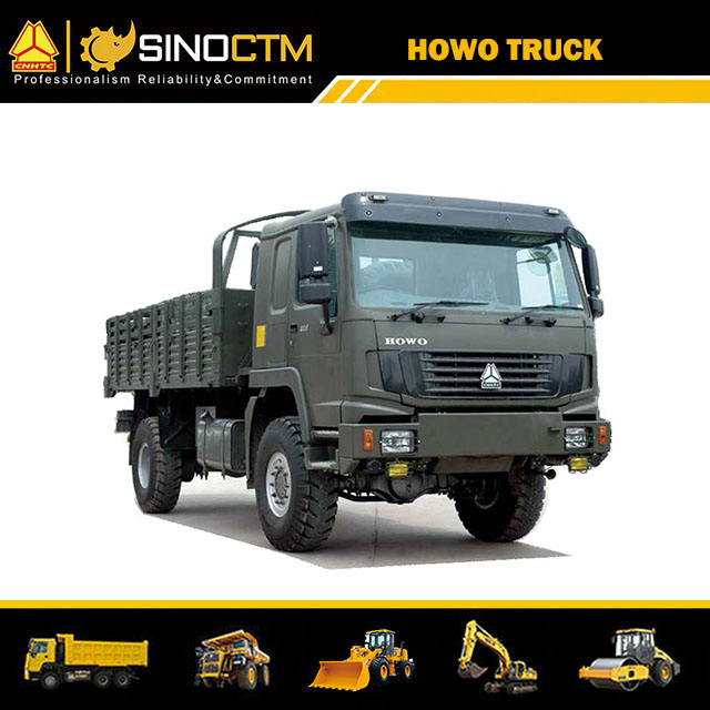 SINO TRUCK HOWO 4X4 Military Troops Carrier Vehicle Cargo Truck