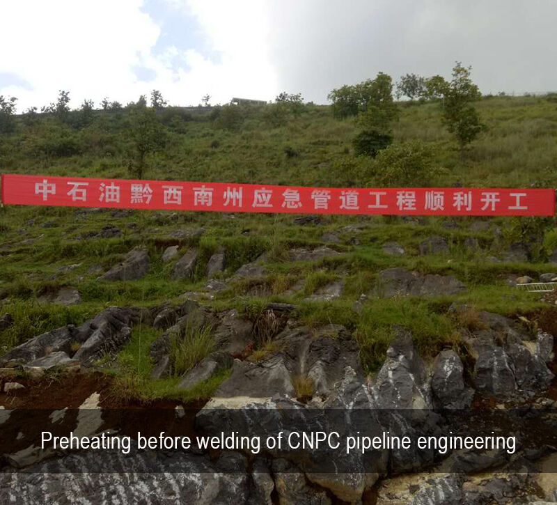 Precalentamiento previo a la soldadura en proyectos de tuberías de CNPC