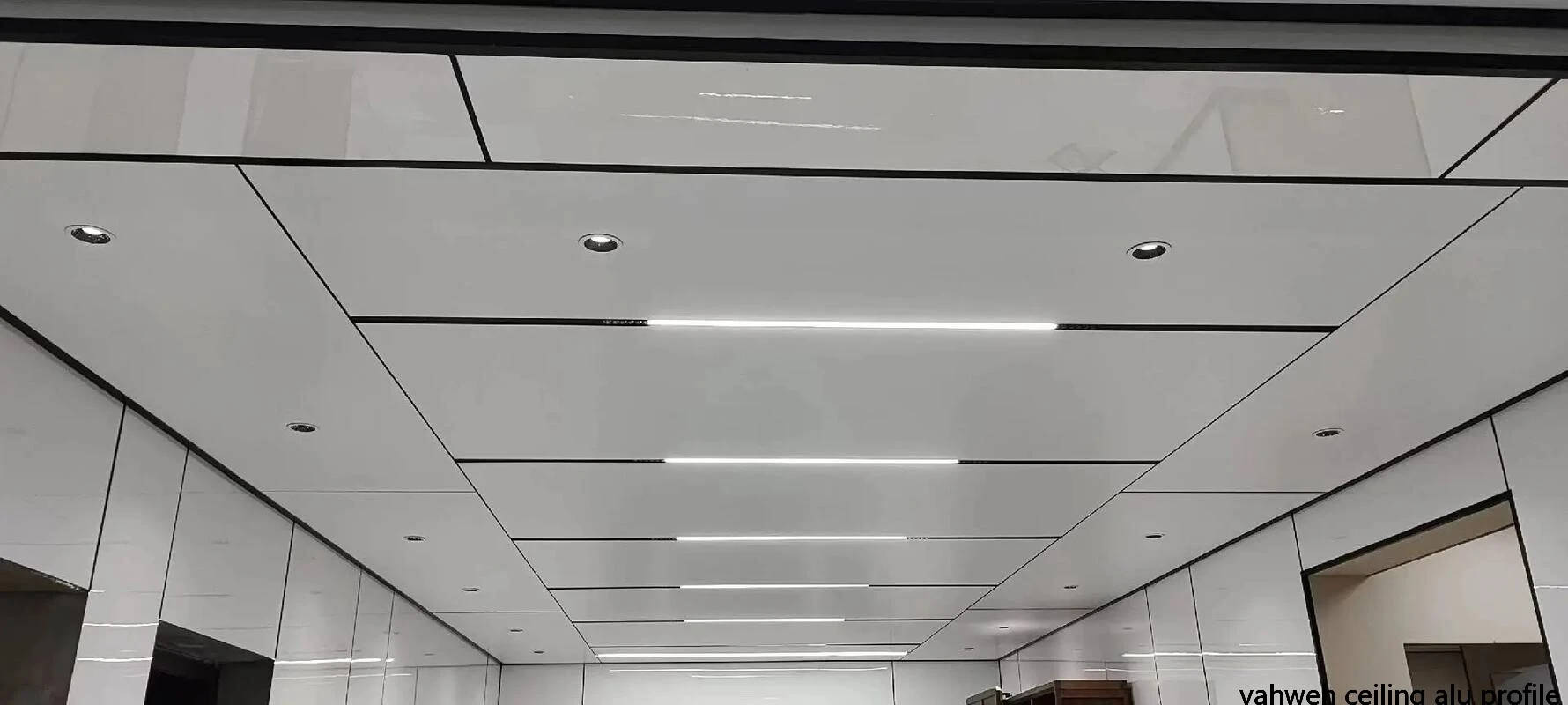 Aluminum profile honeycomb ceiling outlook