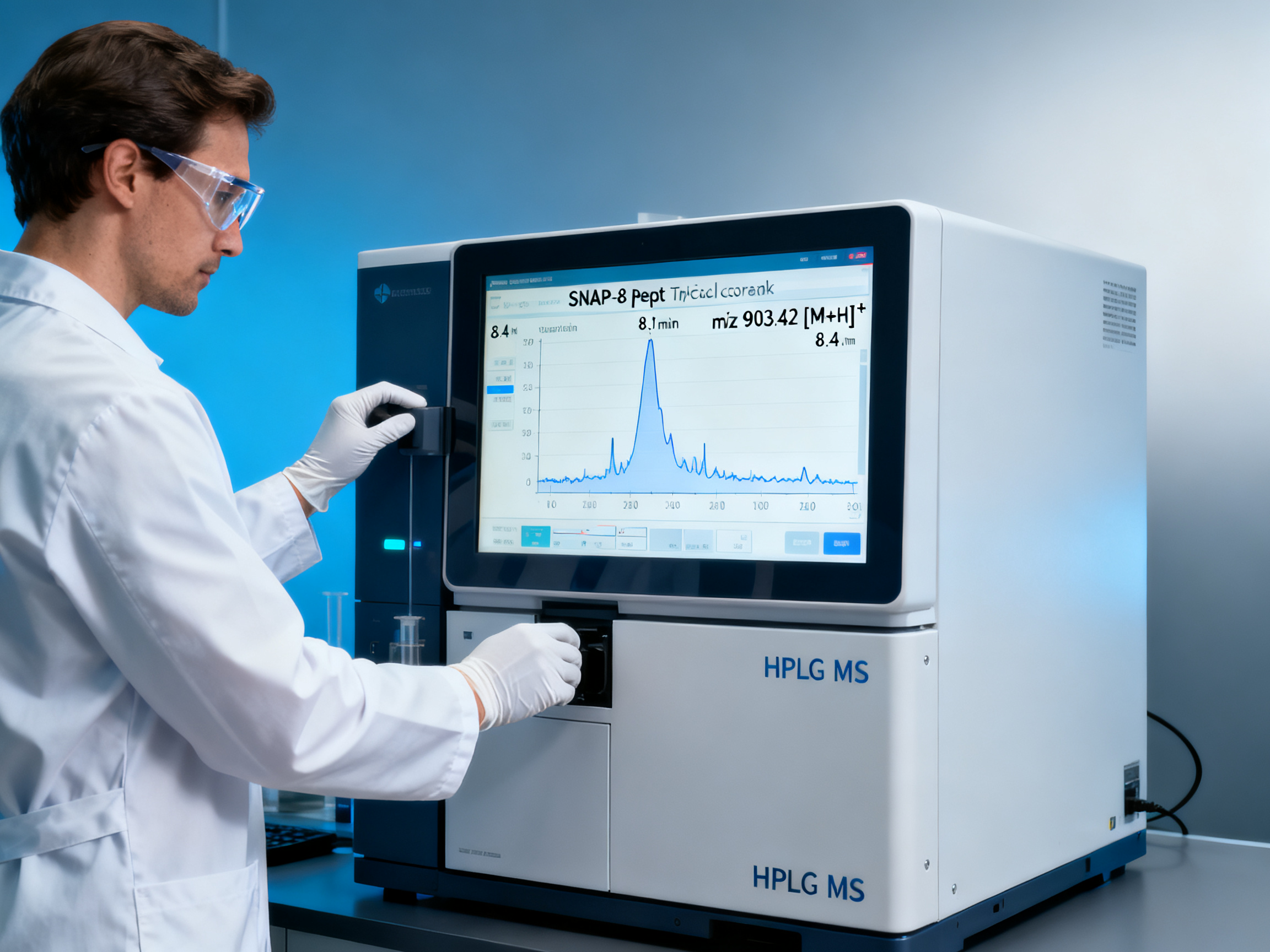 Cómo verificar la autenticidad de la pureza del péptido Snap-8 (informes HPLC/MS) antes de realizar un pedido al por mayor