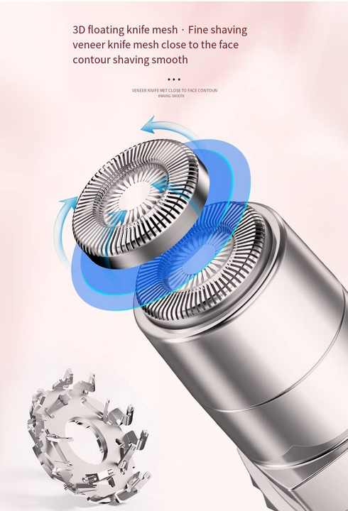 In 1/multi Deep Mini Size Painless Ladies Electric Mini Hair Removal Lipstick Shape Eyebrow Face Epilator Shaver Trimmer