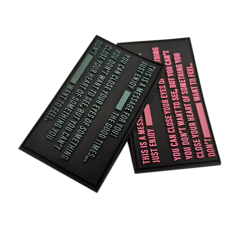 Drip molded PVC label