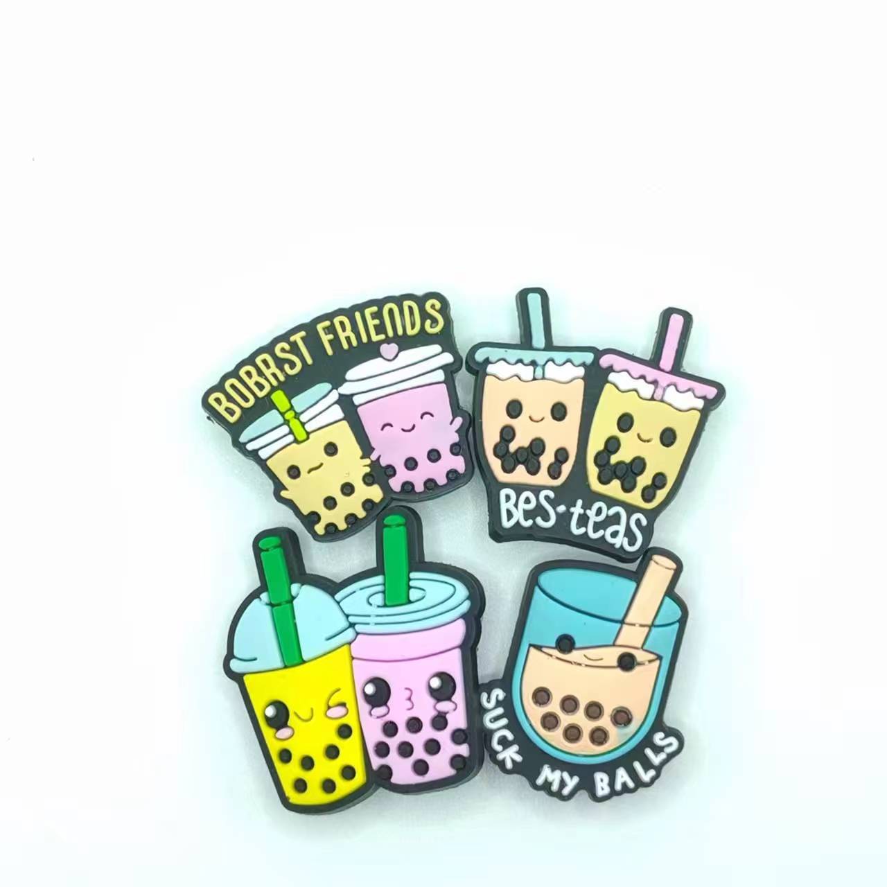 Drip molded PVC label