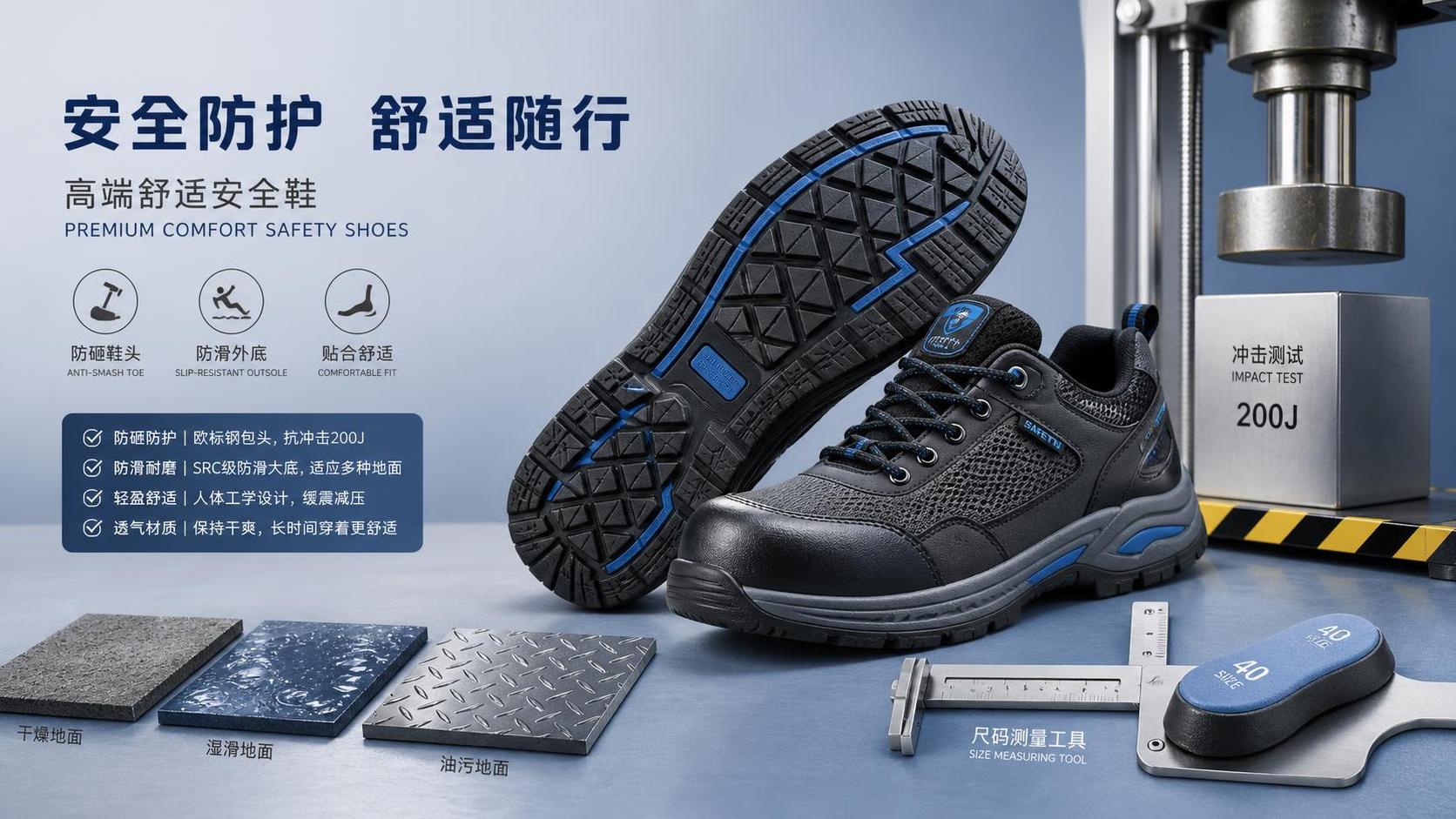 How to Verify Slip, Impact, and Fit in Comfortable Safety Shoes