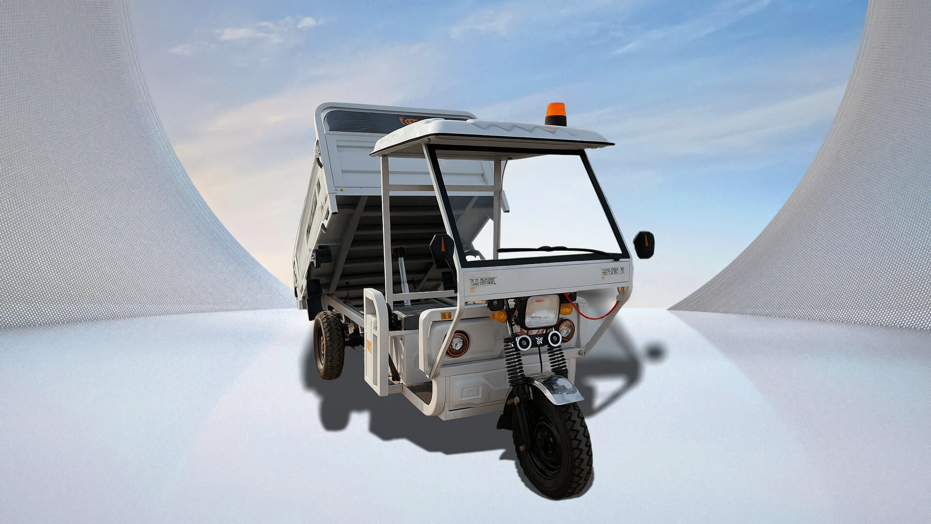 1.8×1.3mType-7DumpTricyclewithSimpleCanopy