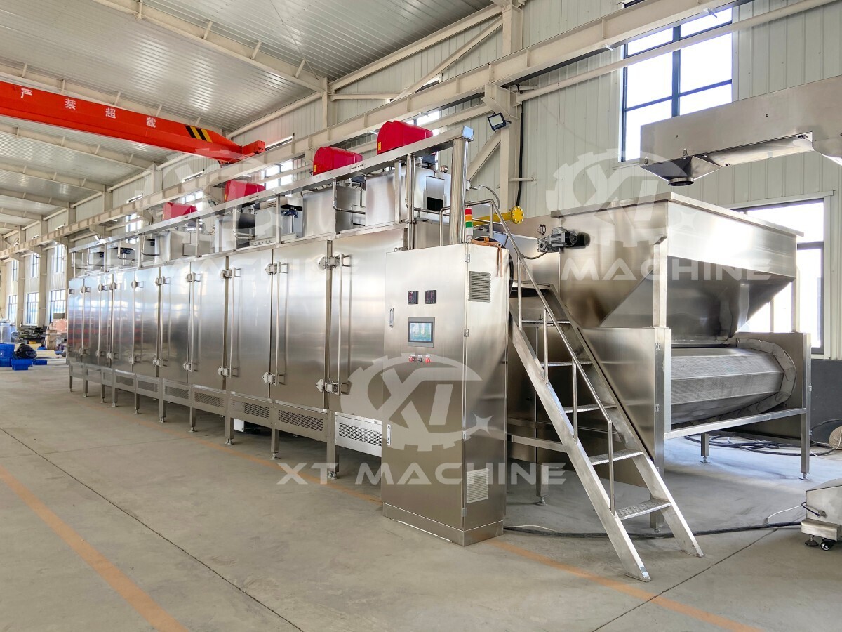 Tostadora continua de frutos secos