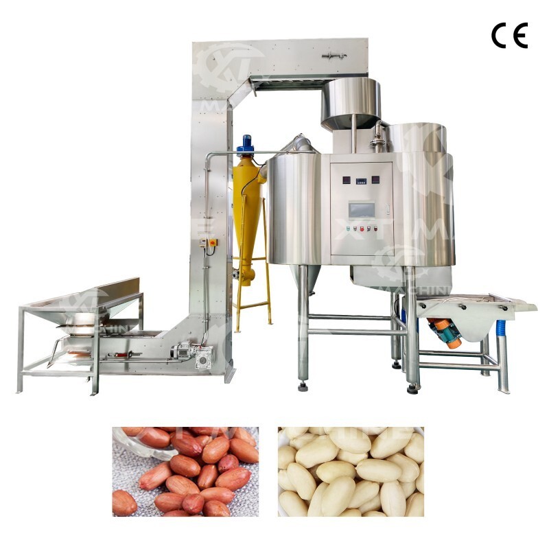 Blanqueador de aire para cacahuetes