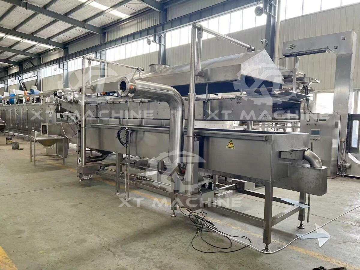 Máquina freidora continua