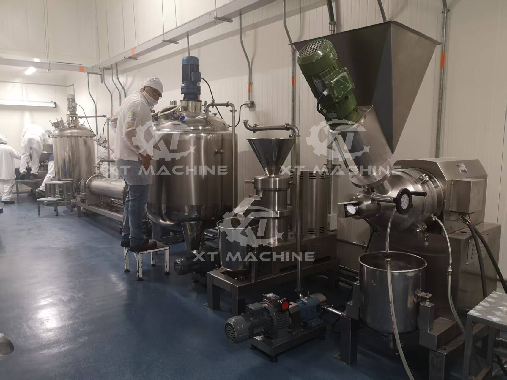 Máquina trituradora de mantequilla de cacahuete