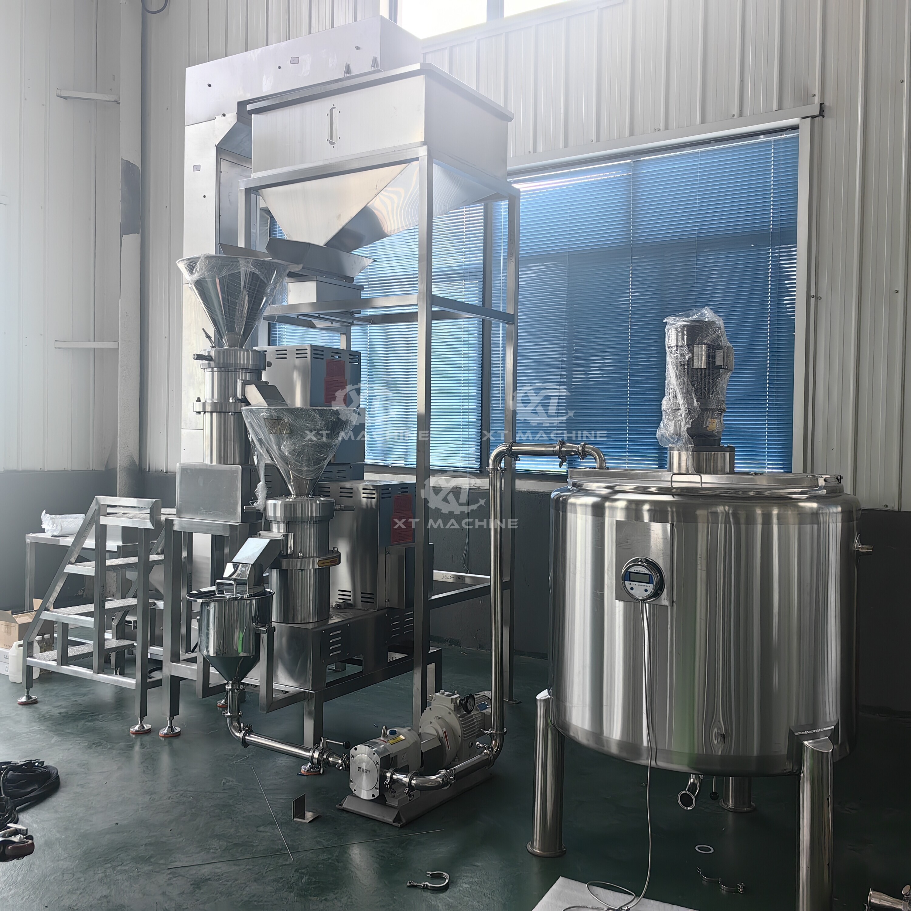 Máquina trituradora de mantequilla de cacahuete