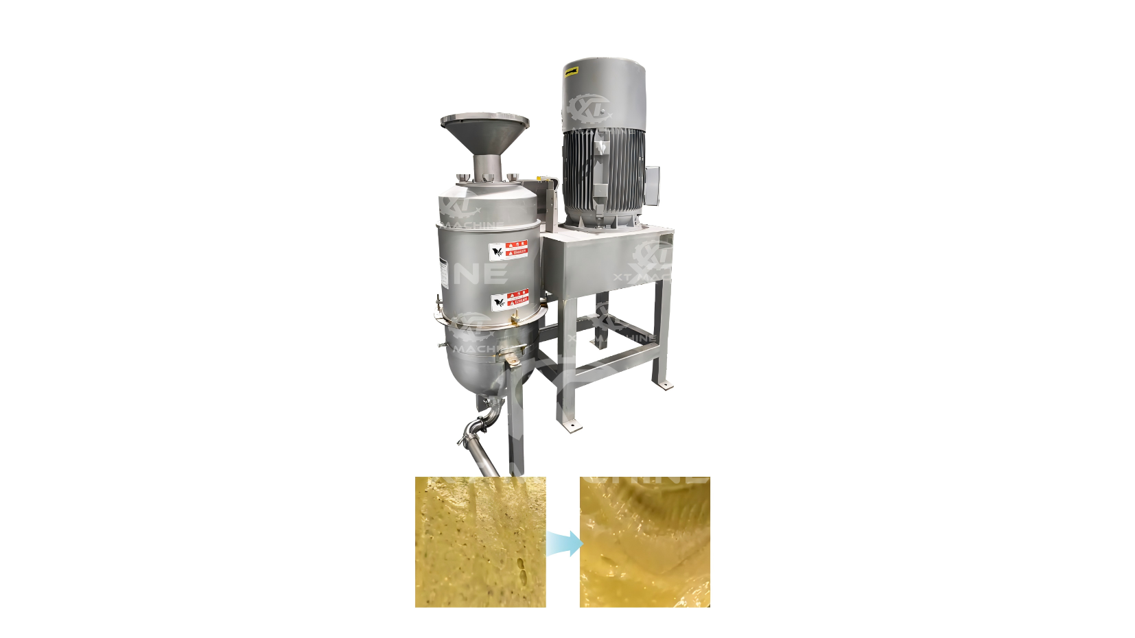 Mantequilla de cacahuete Máquina cortadora de alta velocidad