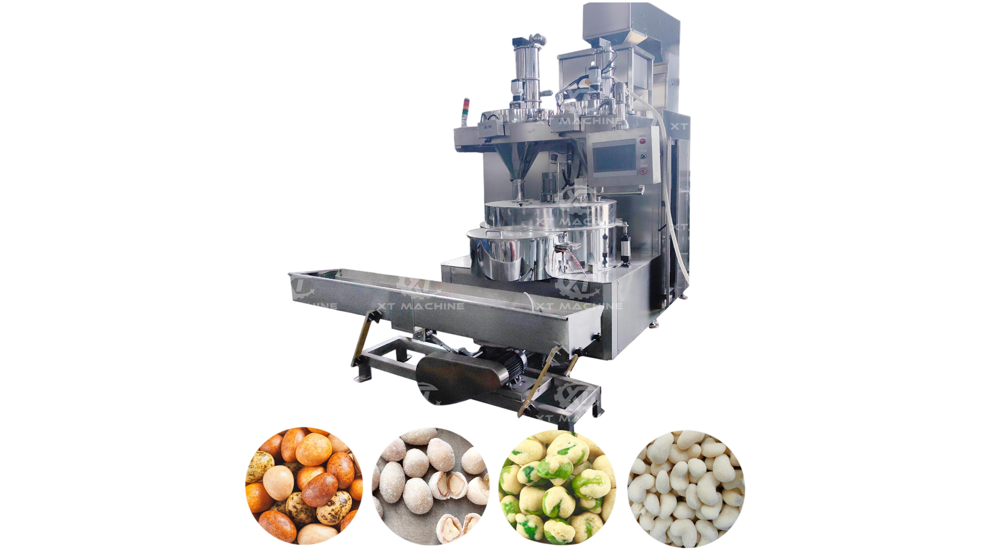 全自动花生裹衣机