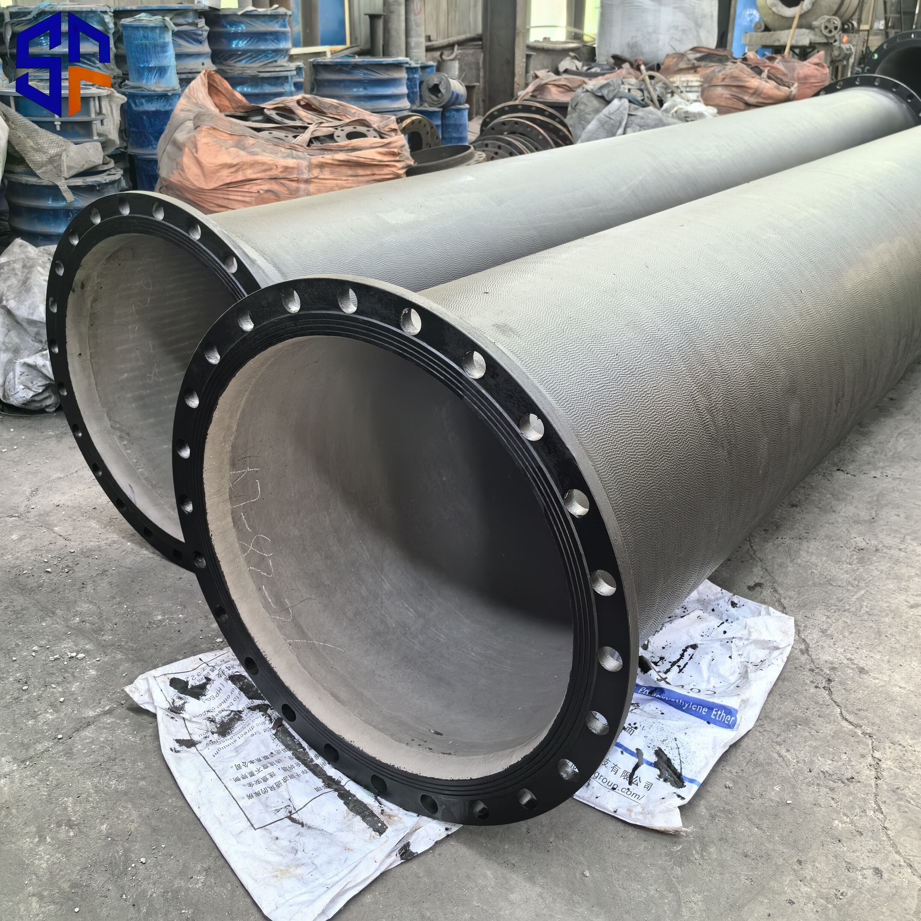 Двойной фланцевый ISO2531 En545 En598 класс K8 K9 C25 C30 C40 канализационная вода ковкий чугун трубы