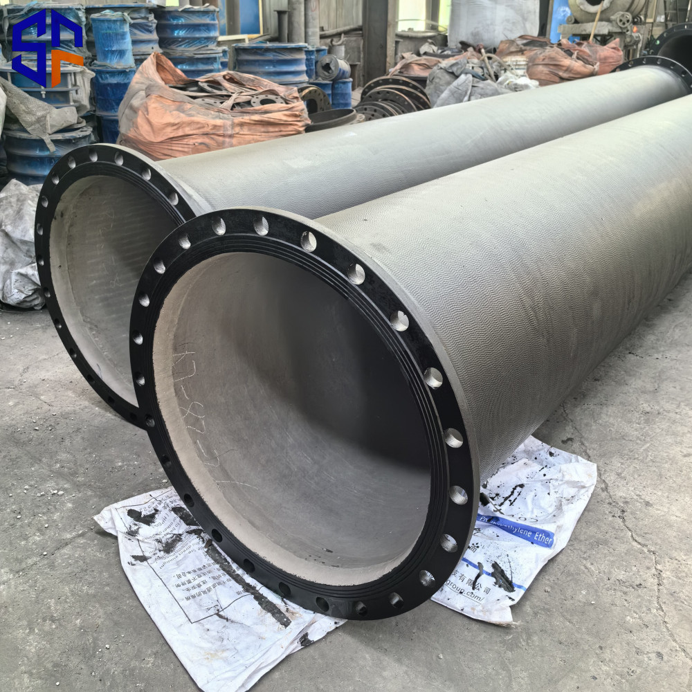 Двойной фланцевый ISO2531 En545 En598 класс K8 K9 C25 C30 C40 канализационная вода ковкий чугун трубы