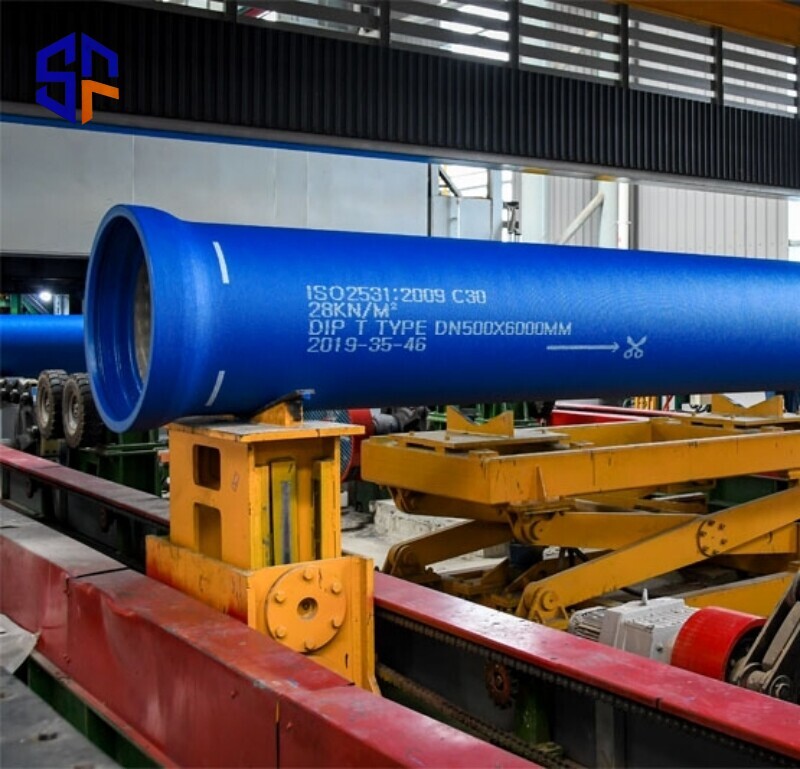 DN ковкий чугун трубы класса K9 C25 C30 C40 раструб водопроводной трубы