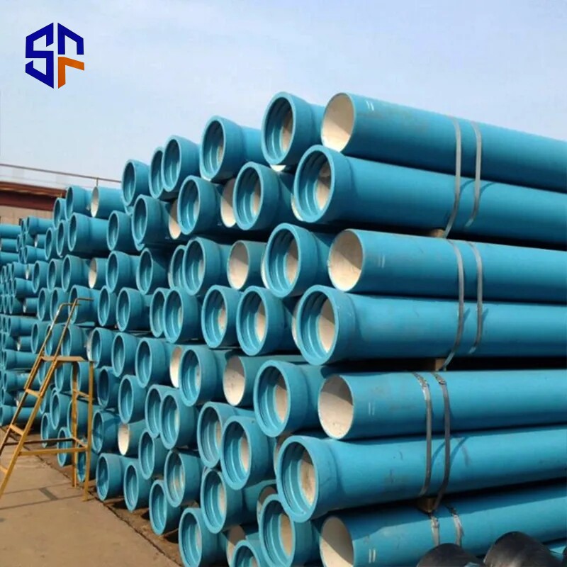 Горячие продажи K7 K8 K9 7 мм 9 мм 12 мм Толщина ISO 2531 EN545 DN300 DN500 C40 C30 C25 DI трубы ковкий литой трубы ковкий чугун трубы