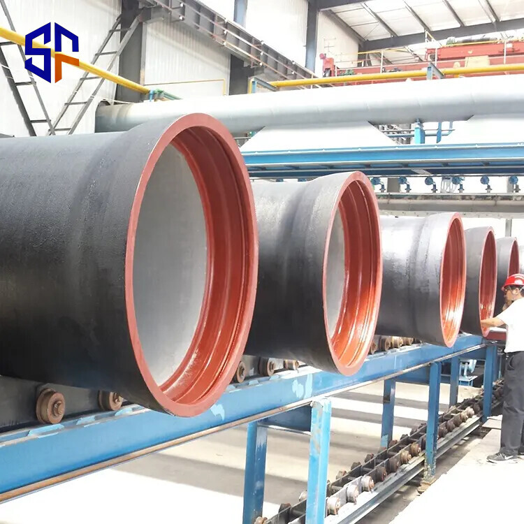 Высокое качество K7 K8 K9 DN200 DN300 DN500 DN600 C30 C40 узловой литой трубы ковкого чугуна трубы для промышленного