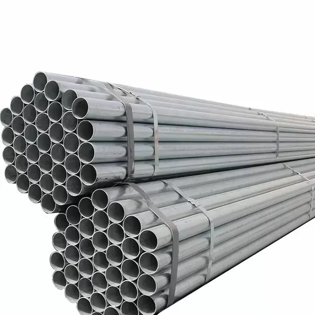 Tubo redondo galvanizado DN15