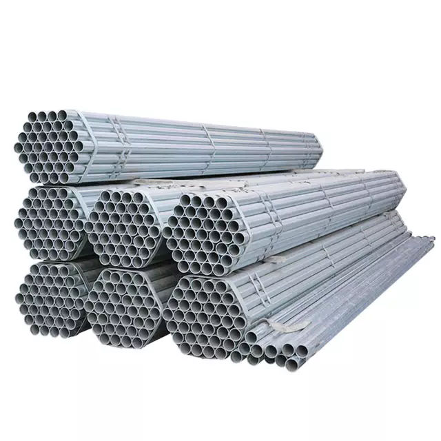 Tubo redondo galvanizado DN15