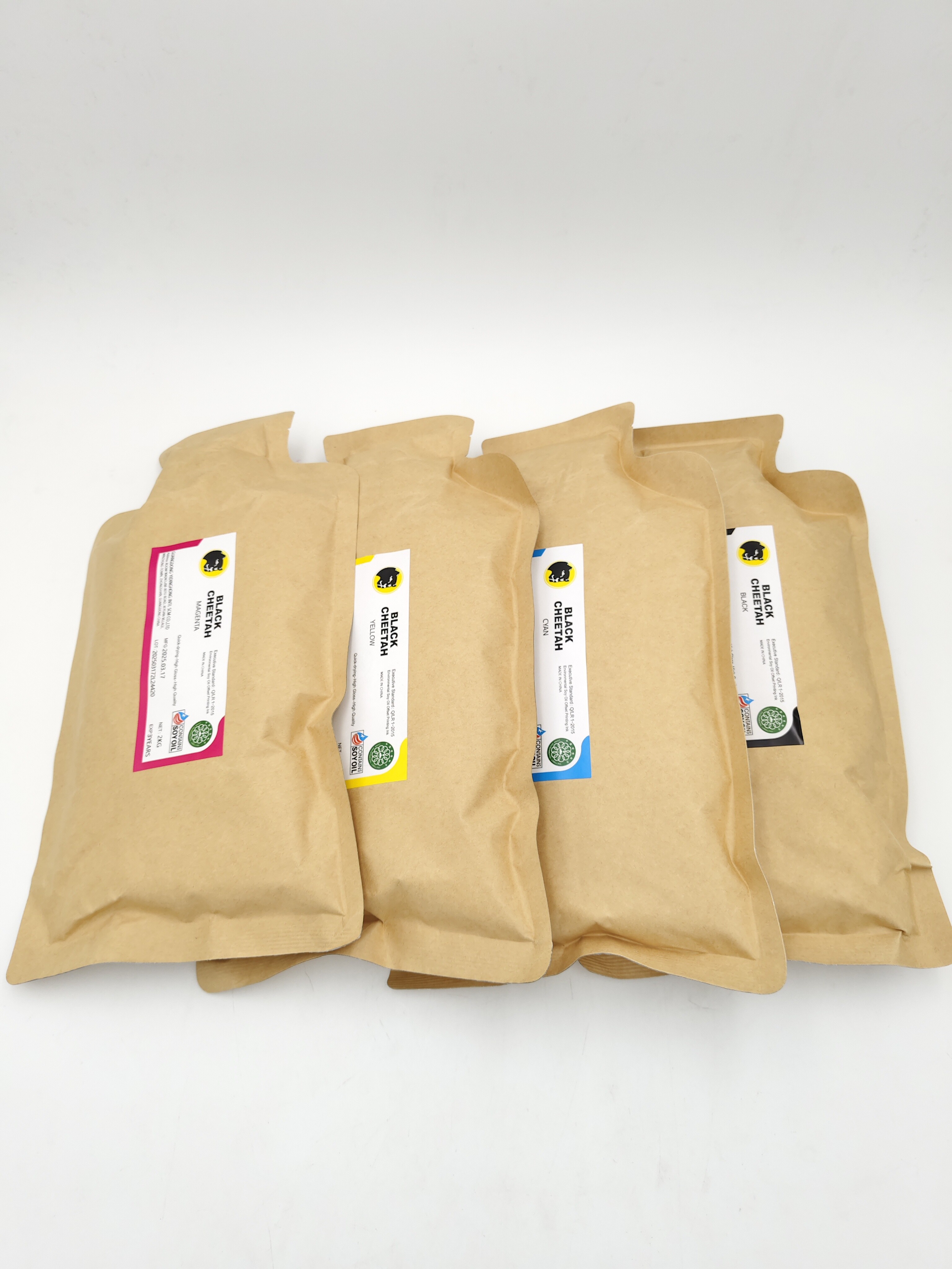 Tinta empat warna BC (kemasan kantong)